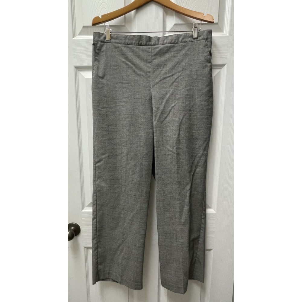 Vintage Alfred Dunner Women's Size 16 Pull On Pants Houndstooth Elastic Waist - Picture 3 of 12